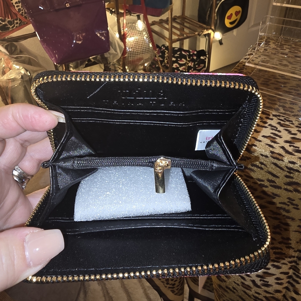 Trina Turk Floral Wallet - Pink and Purple - Picture 5 of 10